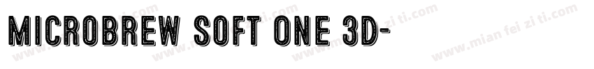 Microbrew Soft One 3D字体转换